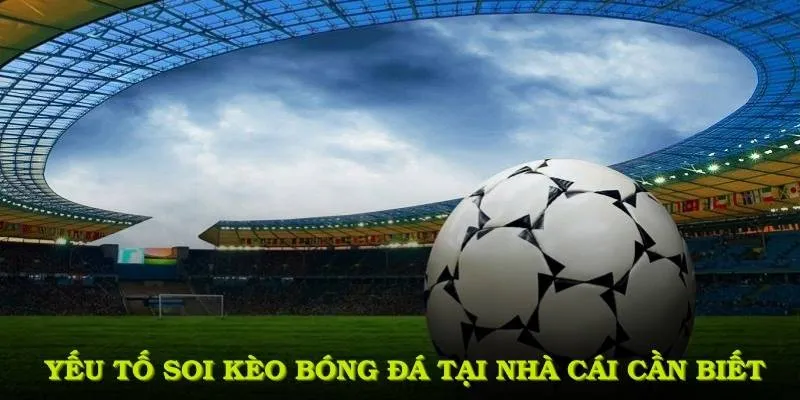 Yếu tố soi kèo bóng đá tại nhà cái bạn cần biết